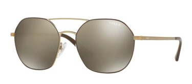 Vogue Zonnebril VO4022S 50215A Matte Brown/Pale Gold