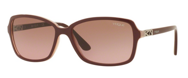 Vogue Zonnebril VO5031S 238714 Top DK Bordeaux/Pink Transp