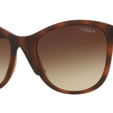 Vogue Zonnebril VO5033S 238613 Top DK Havana/LT Brown Transp