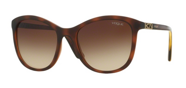 Vogue Zonnebril VO5033S 238613 Top DK Havana/LT Brown Transp