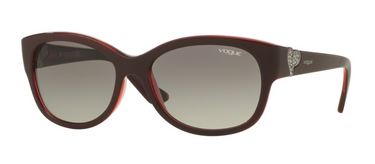 Vogue Zonnebril VO5034SB 237711 Top Dark Red/Opal Red
