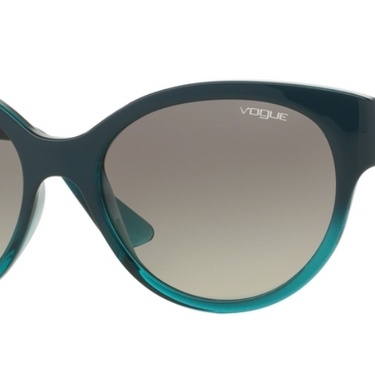 Vogue Zonnebril VO5035S 238111 DK Turquoise Grad Transp Azure