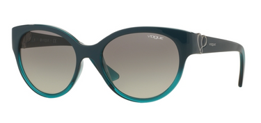 Vogue Zonnebril VO5035S 238111 DK Turquoise Grad Transp Azure