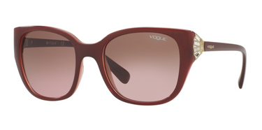 Vogue Zonnebril VO5061SB 232314 Top Bordeaux On Opal Pink