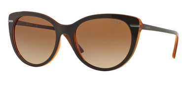 Vogue Zonnebril VO2941S 227913 Top Brown Orange Transparent