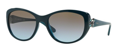 Vogue Zonnebril VO2944S 228548 Aqua Green/Opal Bluette