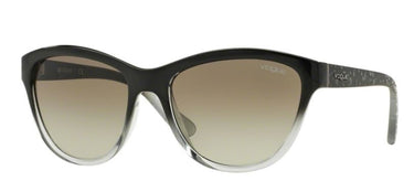 Vogue Zonnebril VO2993S 18808E Top Black Gradiënt Grey Transparent