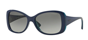 Vogue zonnebril VO2843S 227811 Top Blue Transparent Azure