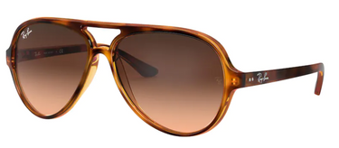 Ray-Ban Cats RB4125 820/A5 Striped Red Havana