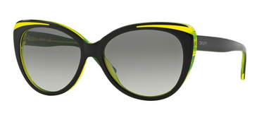 DKNY Zonnebril DY4125 366511 Top Black On Yellow