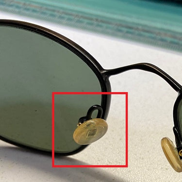Neuspads geschikt voor de oude Ray-Ban B&L Bausch en Lomb Zonnebrillen