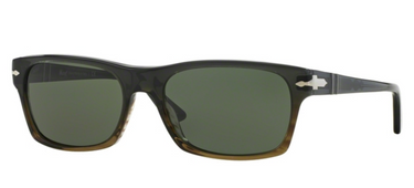 Persol Zonnebril PO3037S 101231 Dark Grey Grad Brown-Green