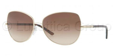 Burberry Zonnebril BE3054 Goud-Bruin