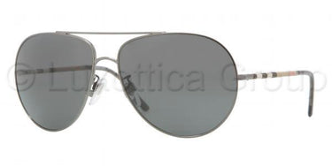 Burberry Zonnebril BE3055 Nikkel-Grijs