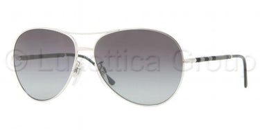 Burberry Zonnebril BE3056 Zilver-Grijs