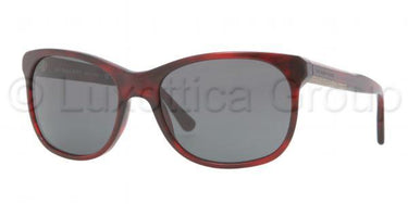 Burberry Zonnebril BE4123 Rood, havana-Grijs
