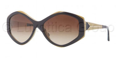 Burberry Zonnebril BE4133 Blauw, mosterd-Bruin
