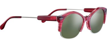Serengeti Vinita SS529004 Shiny Silver Red