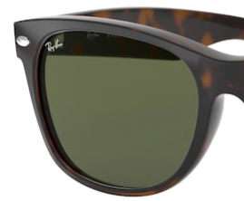 Ray-Ban New Wayfarer RB2132 902L set reserve glazen