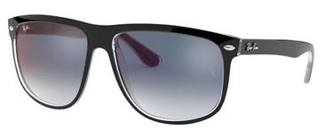 Ray-Ban Boyfriend RB4147 6039X0 Black on Transparent