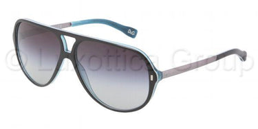 D&G Zonnebril DD3065 Zwart, wit, turquo-Grijs