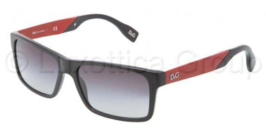 D&G Zonnebril DD3082 25548G Zwart-Grijs