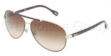 D&G Zonnebril DD6078 Goud, bruin-Bruin