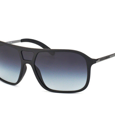 Dolce & Gabbana Zonnebril DG6083 Black rubber grey gradient