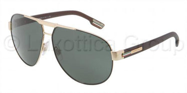 Dolce & Gabbana Zonnebril DG2099 Goud, zwart-Groen