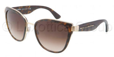 Dolce & Gabbana Zonnebril DG2107 Goud-Bruin