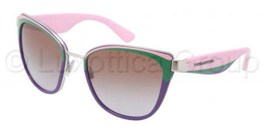 Dolce & Gabbana Zonnebril DG2107 Zilver-Bruin