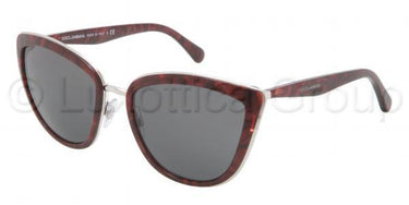 Dolce & Gabbana Zonnebril DG2113 Rood-Grijs