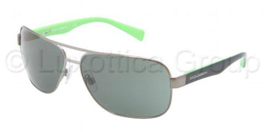 Dolce & Gabbana Zonnebril DG2120P Gunmetal-Groen