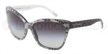 Dolce & Gabbana Zonnebril DG4114 25028G Wit, zwart-Grijs