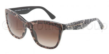 Dolce & Gabbana Zonnebril DG4140 Luipaard-Bruin