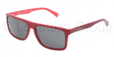 Dolce & Gabbana Zonnebril DG4165P Rood-Grijs