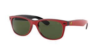 Ray-Ban New Wayfarer Ferrari RB2132M F63931 Matte Red on Black
