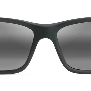 Maui Jim Kanaio Coast 766-02MD Matte Soft Black with White and Blue