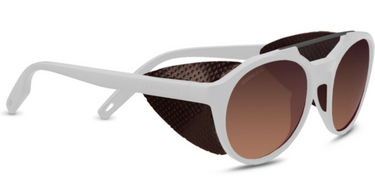 Serengeti Leandro Glacier SS050001 Matte White / Brown Leather