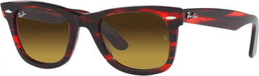 Ray-Ban Wayfarer RB2140 136285 Rood gestreept