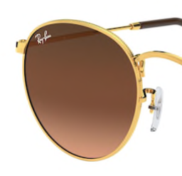 Ray-Ban Round Metal RB3447 9001A5 set reserve glazen