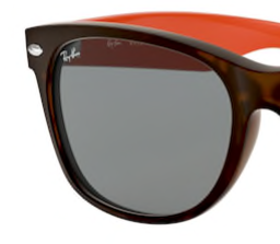 Ray-Ban New Wayfarer RB2132 6180R5 set reserve glazen