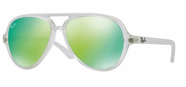 Ray-Ban Cats RB4125 646/19 Matte Trasparent