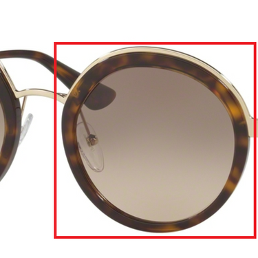 Prada Gepolariseerde zonnebril glazen || set