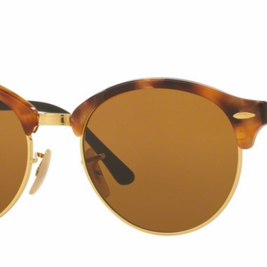 Ray-Ban Clubround RB4246 1160 Spotted Brown Havana