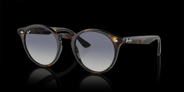 Ray-Ban Round RB2180 710/4L Licht Havana