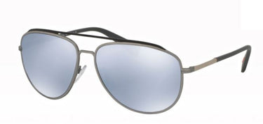 Prada Sport Zonnebril PS 55RS QFP5Q0 Grey/Steel Rubber