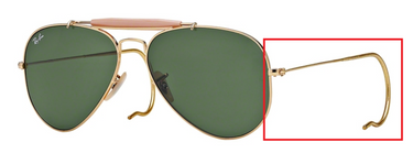 Ray-Ban krulveer past op Aviator || set