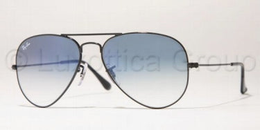 Ray-Ban Aviator RB3025 black / crystal light blue
