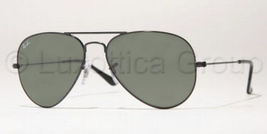 Ray-Ban Aviator RB3025 BLACK CRYSTAL GREEN